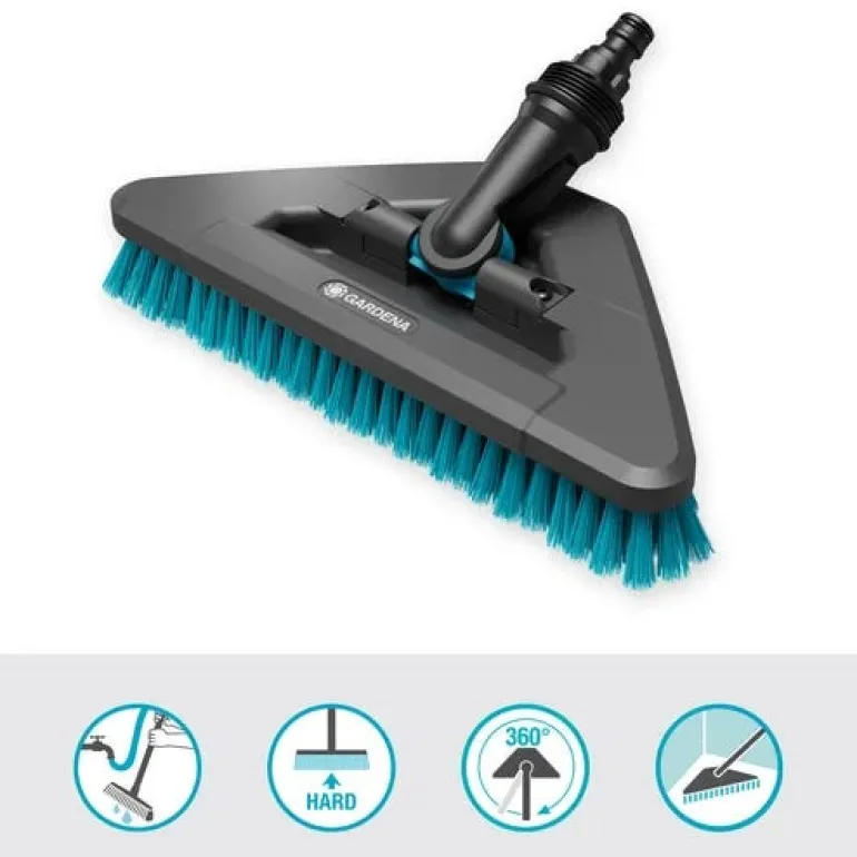 Brosse à manche dure flex Cleansystem surfaces résistantes