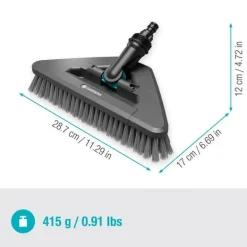 Brosse à manche souple flex Cleansystem surfaces délicates
