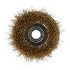 Brosse Ø75 meuleuse angle, coupe ondulé, acier/laiton NORTON