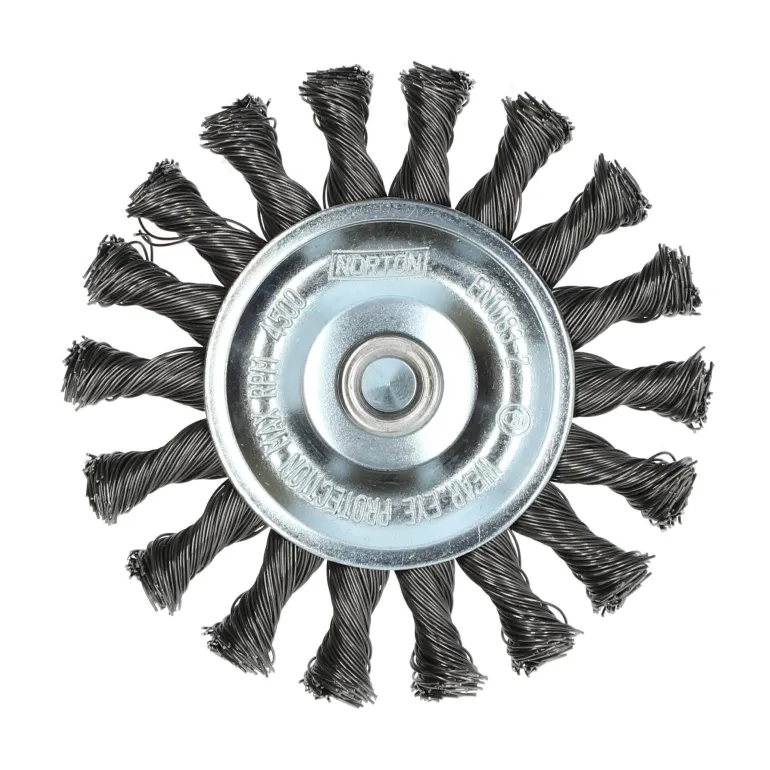 Brosse Ø 100 pour perceuse, circulaire torsadé, acier NORTON