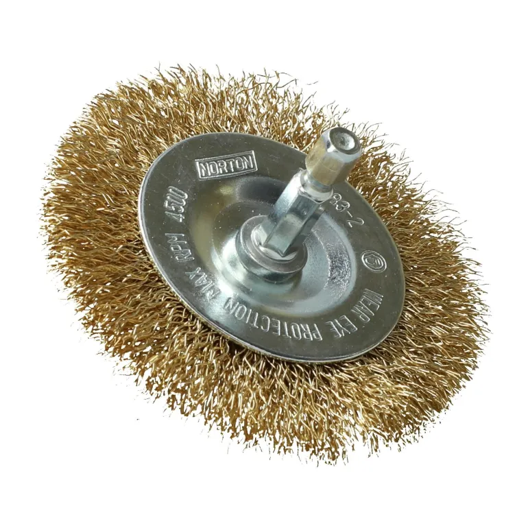 Brosse Ø 75 pour perceuse, circulaire ondulé, acier NORTON