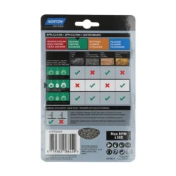 Brosse Ø 100 pour perceuse, circulaire ondulé, inox NORTON