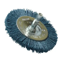 Brosse Ø75 pour perceuse, circulaire nylon bleu NORTON