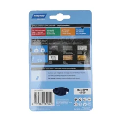 Brosse Ø75 pour perceuse, coupe polissage, feutrine NORTON