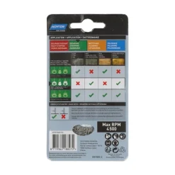 Brosse Ø 50 pour perceuse, inox NORTON