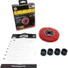 Brosse étroite fils nylon rouge grain 80 REX120 FARTOOLS