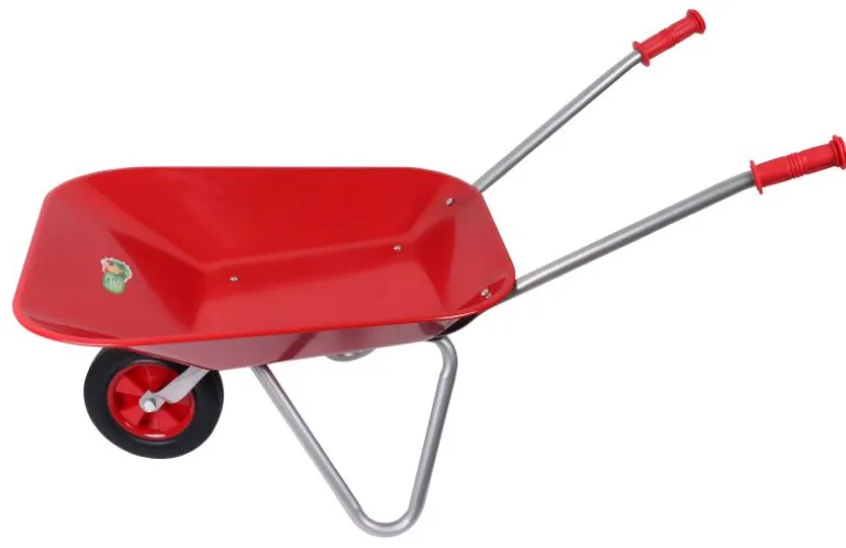 Brouette enfant rouge