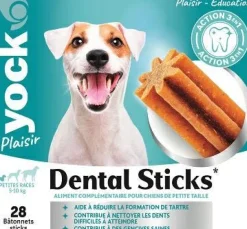 Bâtonnet pour petit chien Dental Sticks 440g (x28) YOCK