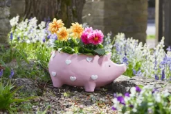 Cache Pot Petit Cochon rose