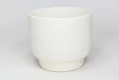 Cache-pot Calm Ø6,5/7,3 x H.6 cm blanc mat