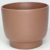 Cache-pot Calm Ø6,5/7,3 x H.6 cm café mat