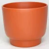Cache-pot Calm Ø12,3/11,5 x H.9,5 cm cayenne mat