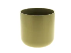 Cache-pot Paddle Ø11 x H.11 cm or métal