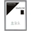 Cadre rectangulaire Gallery 10x15 cm argent