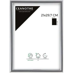 Cadre rectangulaire Gallery 21x29,7 cm argent