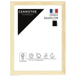 Cadre rectangulaire 24x30 cm Circée bois
