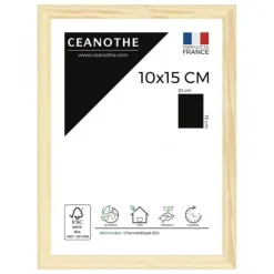 Cadre rectangulaire 10x15 cm Circée bois