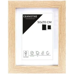 Cadre rectangulaire 50x70 cm Oslo bois
