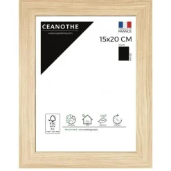 Cadre rectangulaire 15x20 cm boréale bois