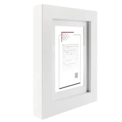 Cadre rectangulaire 18x24 cm Oslo blanc