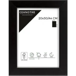 Cadre rectangulaire 20x30 cm noir mat