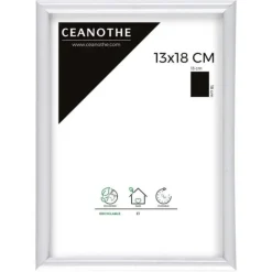 Cadre rectangulaire Gallery 13x18 cm blanc