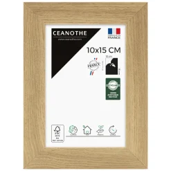Cadre rectangulaire 10x15 cm Eternel bois naturel