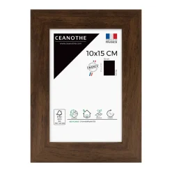Cadre rectangulaire 10x15 cm Eternel ébène