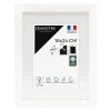 Cadre rectangulaire 18x24 cm Milan blanc