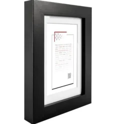 Cadre rectangulaire 18x24 cm Oslo noir