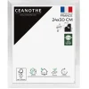 Cadre rectangulaire 24x30 cm Precious couleur acier