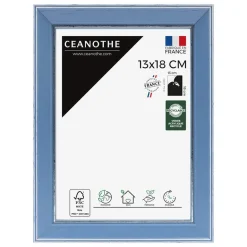 Cadre rectangulaire 13x18 cm Vittoria bleu