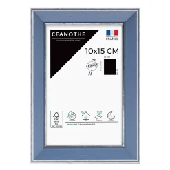 Cadre rectangulaire 10x15 cm Vittoria bleu