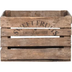 Cageot de pommes en bois