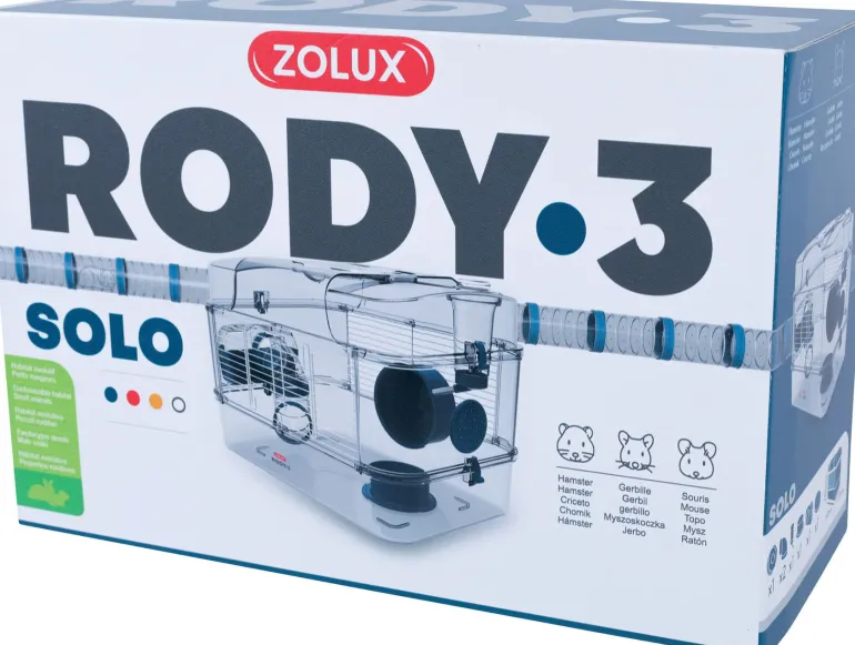 Cage Rody3 Solo - L41xp27xh28 cm - Bleu