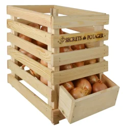 Caisse à oignons en bois