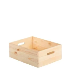 Caisse sans couvercle en bois empilable 14x40x30 cm