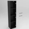 Caisson 150 cm noir pour colonne Steel AURLANE