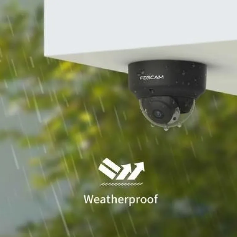 Caméra de surveillance Poe noir FOSCAM