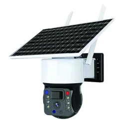 Caméra dôme 4G avec panneau solaire