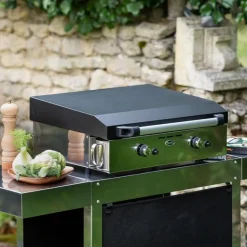 Capot acier galvanisé noir pour plancha Initial 50