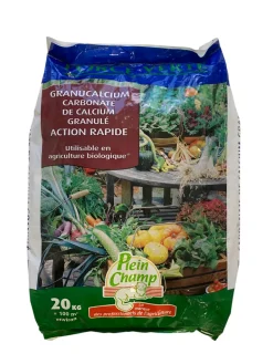 Carbonate de calcium en granulé UAB 20kg PLEIN CHAMP