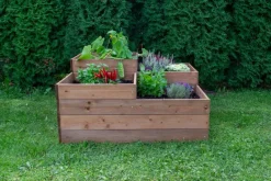 Carré potager à étages en pin traité autoclave