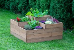 Carré potager à étages en pin traité autoclave