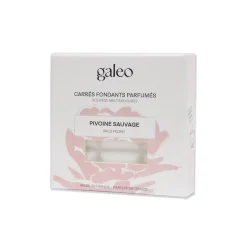 Carrés fondants parfumés pivoine sauvage GALEO