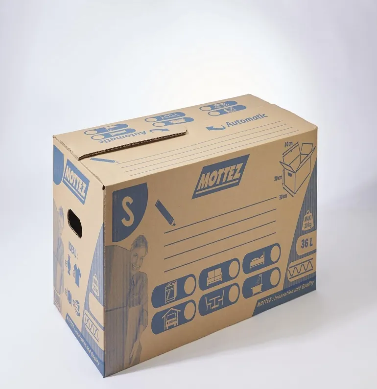 Carton 36 litres fermeture automatique MOTTEZ