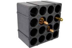 Casier à bouteille polystyrène 16 places réversibles
