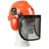 Casque forestier complet visière grillage - protège-oreille