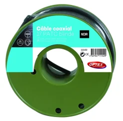 Câble coaxial OPTEX 17PATC noir - 15m