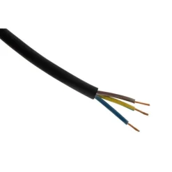 Câble caoutchouc H07RN-F 3G1,5 noir - Vendu au ml